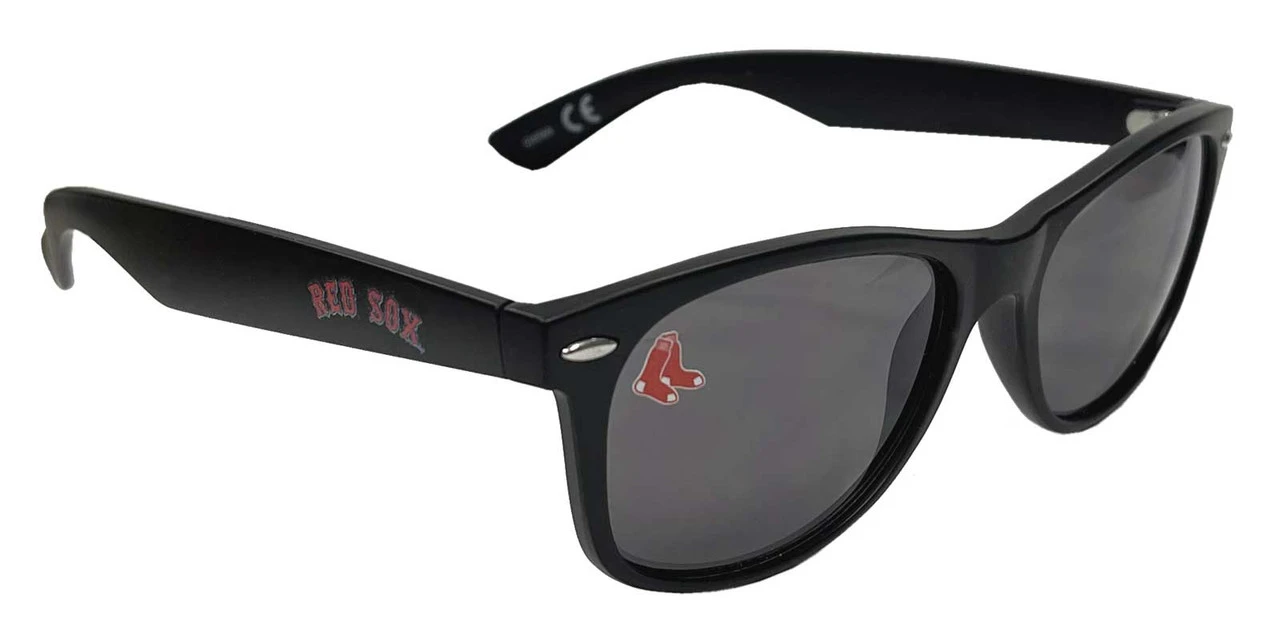 Optic Nerve Boston Red Sox Ribbie Sunglasses – Black Frame With Black Lenses