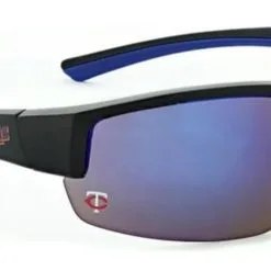 Optic Nerve Minnesota Twins Hot Corner Sunglasses, Black Frame & Mirrored Lenses