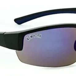 Optic Nerve New York Yankees Hot Corner Sunglasses - Blue Mirrored Lenses