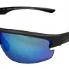 Rawlings Mens Adult Sport Sunglasses � Graphite Frame & Black/Blue Mirror Lenses