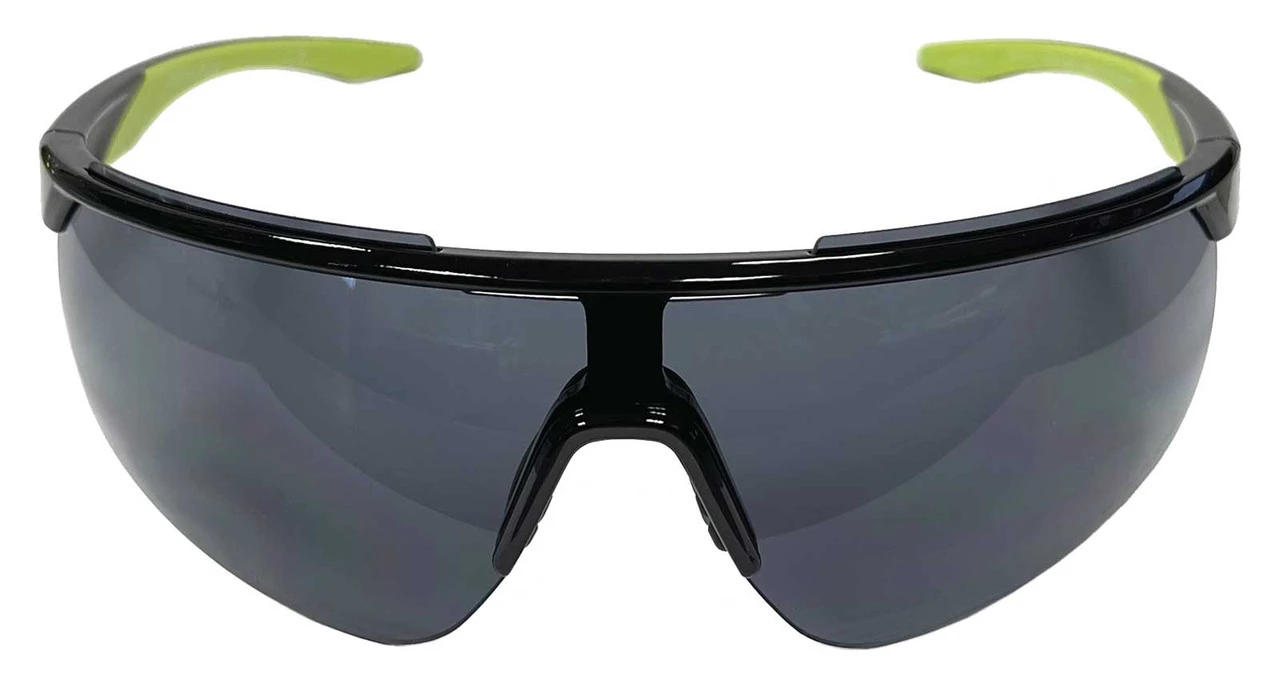 Rawlings LTS Men's Adult Sport Sunglasses– Black & Green Frame With Smoke Lenses - Image 2
