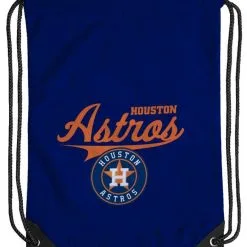 The Northwest MLB Houston Astros Team Spirit Back Sack Drawstring Sling Bag Texas TX