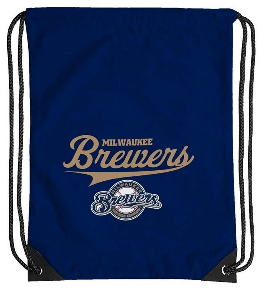 The Northwest MLB Milwaukee Brewers Team Spirit Back Sack Drawstring Sling Bag WI