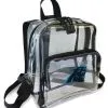 The Northwest NFL Carolina Panthers Clear Stadium Approved Mini Backpack X-Ray Style