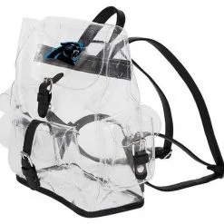 The Northwest NFL Carolina Panthers Lucia Clear Backpack Stadium Event Approved NC