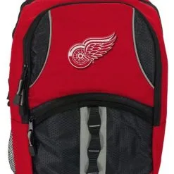 The Northwest NHL Detroit Red Wings Captain Backpack NHL Fan Padded Back Mesh Sides