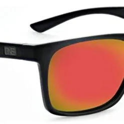 ONE By Optic Nerve Boiler Polarized Sunglasses – Black Frame/Red Mirror Lens
