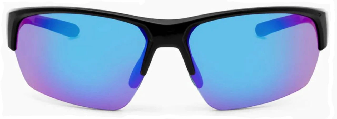 ONE By Optic Nerve Tailgunner Polarized Sunglasses– Black Frame/Blue Lens W/Case - Image 2