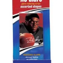 Mueller Baseball Softball Football No Glare Strips 54 Asst. Shapes Black 440461A