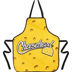 Original Cheesehead Reversible Grilling Apron W/ Blocker Fabric - Gold 4AP5070DS