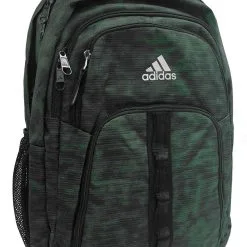 Adidas Prime 6 5-Pocket Laptop Backpack, Static Wash Green Oxide/Solid Black