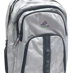 Adidas Prime 6 5-Pocket Laptop Backpack, Stone Was White/ Rainbow Cosmo