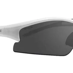 Epoch Eyewear Brodie Sport Sunglasses – White Polycarbonate Frame & Smoke Lenses