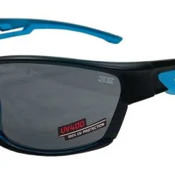 Epoch Eyewear Epoch 9 Sport Sunglasses � Blue Polycarbonate Frame & Smoke Lenses