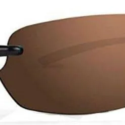 Epoch Eyewear Epoch 8 Sporty Sunglasses Frameless Polarized (8 - Tortoise/Brown)