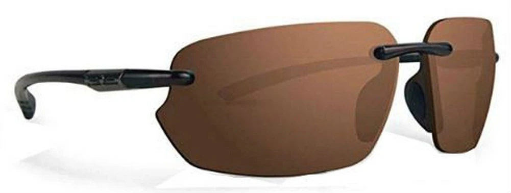Epoch Eyewear Epoch 8 Sporty Sunglasses Frameless Polarized (8 - Tortoise/Brown)