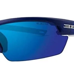 Epoch Eyewear Link Sport Sunglasses - Blue/White Frame & Blue Mirror Lenses