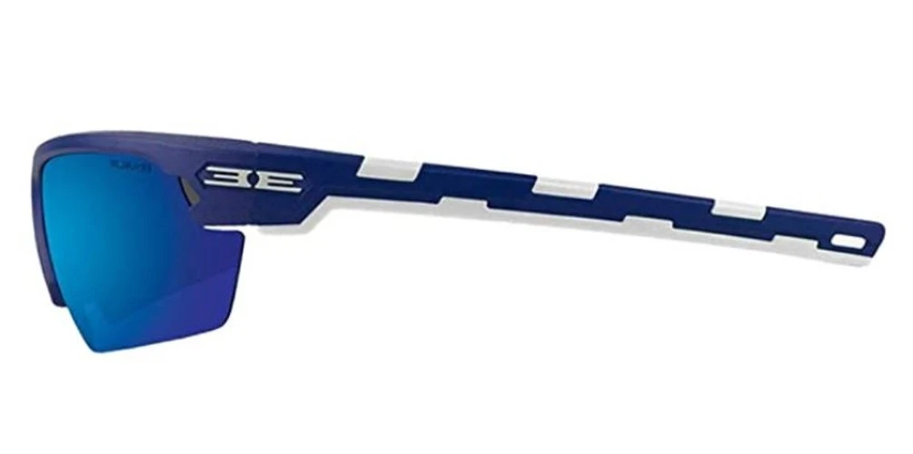 Epoch Eyewear Link Sport Sunglasses - Blue/White Frame & Blue Mirror Lenses - Image 3