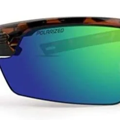 Epoch Eyewear Link Sport Sunglasses � Tortoise Frame & Green Mirror Lenses