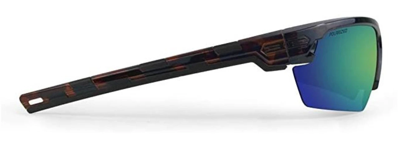 Epoch Eyewear Link Sport Sunglasses � Tortoise Frame & Green Mirror Lenses - Image 3