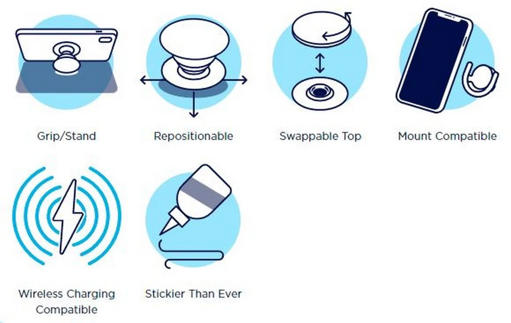 Popsockets MLB Boston Red Sox Cell Phone PopGrip Swappable For Phones & Tablets - Image 4