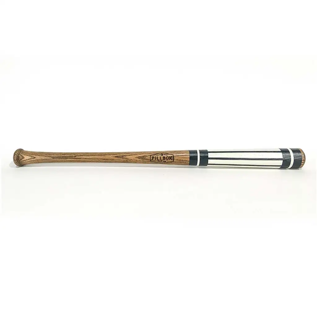 Sale ★ Pillbox Pinstripes Wood Baseball Bat – Ash – 34″
