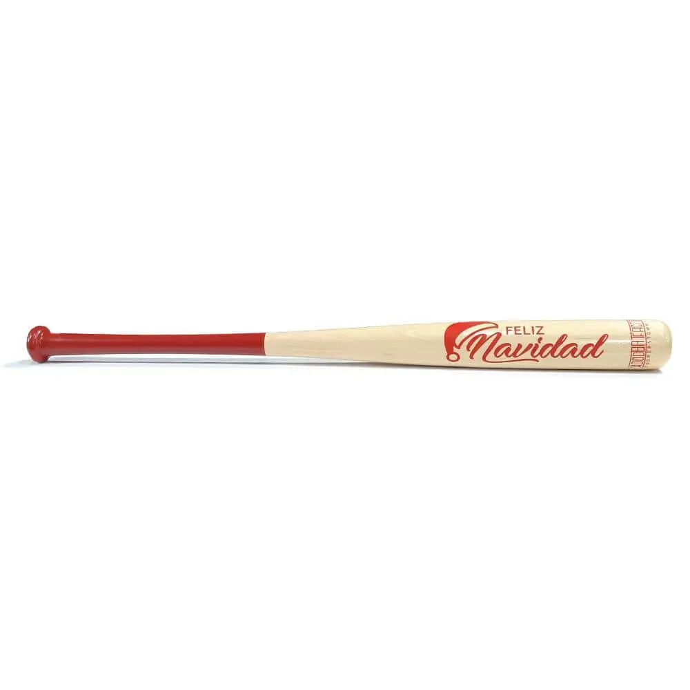 Sale ★ Custom Engraved & Hand Painted Feliz Navidad Trophy Bat