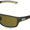 Under Armour Men's Battle Rectangular Polarized Sunglasses W/Case � Green/Brown