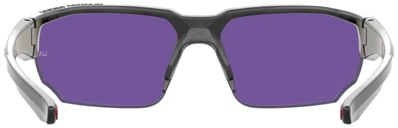 Under Armour Men's Blitzing Wrap Golfing Sunglasses - Grey Frame/Golf Tuned Lens - Image 3